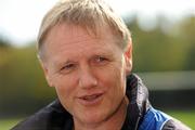 3 October 2011; Leinster head coach Joe Schmidt during a press conference ahead of their Celtic League game against Connacht on Saturday. Leinster Rugby Squad Press Conference, UCD, Belfield, Dublin. Picture credit: Pat Murphy / SPORTSFILE