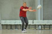 4 October 2011; Ireland winger Keith Earls in action during squad training ahead of their 2011 Rugby World Cup Quarter-Final against Wales on Saturday. Ireland Rugby Squad Training, ASB Indoor Sports Arena, Wellington, New Zealand. Picture credit: Brendan Moran / SPORTSFILE