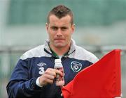 4 October 2011; Republic of Ireland goalkeeper Shay Given before a management update ahead of their EURO 2012 Championship Qualifier against Andorra on Friday. Republic of Ireland Management Update, Gannon Park, Malahide, Dublin. Picture credit: David Maher / SPORTSFILE