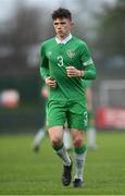 13 April 2017; Darryl Walsh of Republic of Ireland during the Centenary Shield match between Republic of Ireland U18s and England at Home Farm FC in Whitehall, Dublin. Photo by Matt Browne/Sportsfile