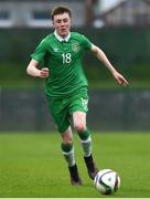 13 April 2017; Steven Nolan of Republic of Ireland during the Centenary Shield match between Republic of Ireland U18s and England at Home Farm FC, in Whitehall, Dublin.  Photo by Matt Browne/Sportsfile