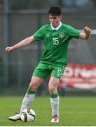 13 April 2017; Conor Layng of Republic of Ireland during the Centenary Shield match between Republic of Ireland U18s and England at Home Farm FC in Whitehall, Dublin. Photo by Matt Browne/Sportsfile