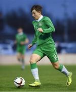 13 April 2017;  Ronan Manning of Republic of Ireland during the Centenary Shield match between Republic of Ireland U18s and England at Home Farm FC, in Whitehall, Dublin.  Photo by Matt Browne/Sportsfile