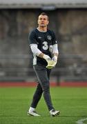 6 October 2011; Republic of Ireland goalkeeper Shay Given views the suroundings during squad training ahead of their EURO 2012 Championship Qualifier against Andorra on Friday. Republic of Ireland Squad Training, Estadi Comunale, Andorra. Picture credit: David Maher / SPORTSFILE