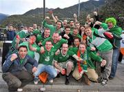 7 October 2011; Republic of Ireland supporters before the game. Supporters at Andorra v Republic of Ireland EURO 2012 Qualifier, Estadi Comunal, Andorra La Vella, Andorra. Picture credit: David Maher / SPORTSFILE