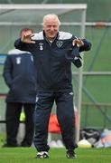 9 October 2011; Republic of Ireland manager Gionvanni Trapattoni during squad training ahead of their EURO 2012 Championship Qualifier against Armenia on Tuesday 11th October. Republic of Ireland Squad Training, Gannon Park, Malahide, Dublin. Picture credit: David Maher / SPORTSFILE