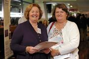 15 October 2011; Kathleen O'Regan, left, and Teresa Power, both from Bride Rovers GAA, Cork, in attendance at the GAA Social Initiative Seminar 2011, Croke Park, Dublin. Picture credit: Pat Murphy / SPORTSFILE