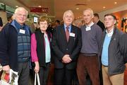 15 October 2011; In attendance at the GAA Social Initiative Seminar 2011 are, from left, Tony Coen and Mary Coen, both Lorrha and Dorrha GAA Club, Co. Tipperary, John Costigan, GAA Social Initiative, Munster, Michael Boland, and Anthony Lonergan, both Moyle Rovers GAA Club, Co. Tipperary. Croke Park, Dublin. Picture credit: Pat Murphy / SPORTSFILE