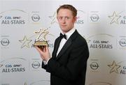 21 October 2011; Colm Cooper, Kerry, with his GAA GPA All-Star Football award at the GAA GPA All-Star Awards 2011 sponsored by Opel. National Convention Centre, Dublin. Picture credit: Stephen McCarthy / SPORTSFILE