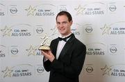 21 October 2011; Michael Foley, Kildare, with his GAA GPA All-Star Football award at the GAA GPA All-Star Awards 2011 sponsored by Opel. National Convention Centre, Dublin. Picture credit: Stephen McCarthy / SPORTSFILE
