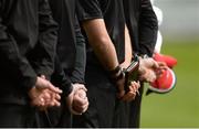 15 April 2017; A general view of match officials before the EirGrid GAA Football All-Ireland U21 Championship Semi-Final match between Dublin and Donegal at Kingspan Breffni Park in Cavan. Photo by Piaras Ó Mídheach/Sportsfile