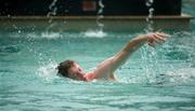 1 November 2011; Ireland's Kevin Reilly during a 'recovery session' in the swimming pool in advance of the 2nd International Rules Series 2011 Test, Royal Pines Resort, Gold Coast, Australia. Picture credit: Ray McManus / SPORTSFILE