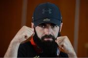 2 May 2017; Jono Carroll during the Frank Warren Boxing Promotions battle of Belfast Press Conference at the Clayton Hotel in Belfast. Photo by Oliver McVeigh/Sportsfile