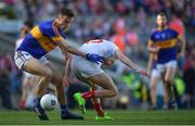 8 April 2017; Alan Campbell of Tipperary in action against Ryan Burns of Louth during the Allianz Football League Division 3 Final match between Louth and Tipperary at Croke Park in Dublin. Photo by Brendan Moran/Sportsfile