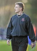 6 November 2011; Mossie Barrett, Donoughmore coach. Tesco All-Ireland Senior Ladies Football Club Championship Semi-Final, Na Fianna, Dublin v Donoughmore, Cork, C.L.G. Na Fianna, Mobhi Road, Glasnevin, Co. Dublin. Picture credit: Brendan Moran / SPORTSFILE