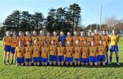 6 November 2011; The Na Fianna squad. Tesco All-Ireland Senior Ladies Football Club Championship Semi-Final, Na Fianna, Dublin v Donoughmore, Cork, C.L.G. Na Fianna, Mobhi Road, Glasnevin, Co. Dublin. Picture credit: Brendan Moran / SPORTSFILE