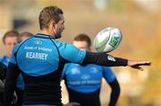 7 November 2011; Leinster's Dave Kearney during squad training ahead of their Heineken Cup Pool 3 Round 1 match against Montpellier on Saturday November 12. Leinster Rugby Squad Training, UCD, Belfield, Dublin. Picture credit: Pat Murphy / SPORTSFILE