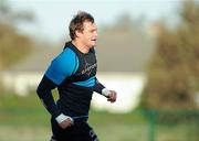 7 November 2011; Leinster's Rhys Ruddock in action during squad training ahead of their Heineken Cup Pool 3 Round 1 match against Montpellier on Saturday November 12. Leinster Rugby Squad Training, UCD, Belfield, Dublin. Picture credit: Pat Murphy / SPORTSFILE