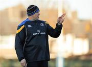 7 November 2011; Leinster forwards coach Jono Gibbs during squad training ahead of their Heineken Cup Pool 3 Round 1 match against Montpellier on Saturday November 12. Leinster Rugby Squad Training, UCD, Belfield, Dublin. Picture credit: Pat Murphy / SPORTSFILE