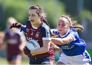 7 May 2017; Rachel Dillon of Westmeath  in action against Neasa Dyrd of Cavan during the Lidl Ladies Football National League Div 2 Final match between Cavan and Westmeath at Parnell Park, Dublin. Photo by David Maher/Sportsfile