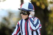 6 November 2011; Jockey Samantha Bell. Leopardstown - 2011 Flat Season Finale Day, Leopardstown Racecourse, Dublin. Picture credit: Stephen McCarthy / SPORTSFILE