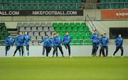 10 November 2011; A general view of Estonia squad training ahead of their UEFA EURO2012 Qualifying Play-off 1st leg match against Republic of Ireland on Friday. Estonia Squad Training, A Le Coq Arena, Tallinn, Estonia. Photo by Sportsfile