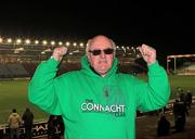 11 November 2011; Connacht fan Donal Corcoran before the game. Heineken Cup, Pool 6, Round 1, Harlequins v Connacht, The Stoop, Twickenham, England. Picture credit: Matthew Impey / SPORTSFILE