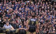 12 November 2011; Leinster fans watch on during the game. Heineken Cup, Pool 3, Round 1, Montpellier v Leinster, Stade de la Mosson, Montpellier, France. Picture credit: Stephen McCarthy / SPORTSFILE