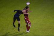 12 May 2017; Adam Evans of Shelbourne in action against Cormac Rafferty of Athlone Town during the SSE Airtricity League First Division match between Shelbourne and Athlone Town at Tolka Park, in Dublin. Photo by Piaras Ó Mídheach/Sportsfile