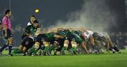 19 November 2011; Frank Murphy, Connacht, puts the ball into a scrum. Heineken Cup, Pool 6, Round 2, Connacht v Toulouse, Sportsground, Galway. Picture credit: Barry Cregg / SPORTSFILE
