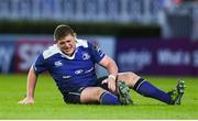 19 May 2017; Tadhg Furlong of Leinster reacts after picking up a knock during the Guinness PRO12 Semi-Final match between Leinster and Scarlets at the RDS Arena in Dublin. Photo by Stephen McCarthy/Sportsfile