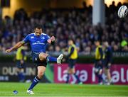 19 May 2017; Isa Nacewa of Leinster kicks a conversion which came back off the upright during the Guinness PRO12 Semi-Final match between Leinster and Scarlets at the RDS Arena in Dublin. Photo by Stephen McCarthy/Sportsfile