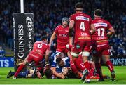 19 May 2017; Jack Conan of Leinster scores his side's second try during the Guinness PRO12 Semi-Final match between Leinster and Scarlets at the RDS Arena in Dublin. Photo by Ramsey Cardy/Sportsfile