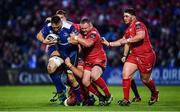 19 May 2017; Jack Conan of Leinster is tackled by Samson Lee of Scarlets during the Guinness PRO12 Semi-Final match between Leinster and Scarlets at the RDS Arena in Dublin. Photo by Ramsey Cardy/Sportsfile