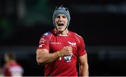 19 May 2017; Jonathan Davies of Scarlets celebrates following the Guinness PRO12 Semi-Final match between Leinster and Scarlets at the RDS Arena in Dublin. Photo by Stephen McCarthy/Sportsfile