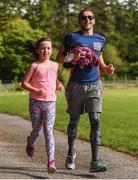 20 May 2017; Parkrun Ireland in partnership with Vhi, added their 63rd event on Saturday, May 20th, with the introduction of the Clonmel parkrun in the unique surrounds of Clonmel Racecourse. Parkruns take place over a 5km course weekly, are free to enter and are open to all ages and abilities, proving a fun and safe environment to enjoy exercise. To register for a parkrun near you visit www.parkrun.ie. New registrants should select their chosen event as their home location. You will then receive a personal barcode which acts as your free entry to any parkrun event worldwide. Pictured are particpants during the run. Photo by Sam Barnes/Sportsfile