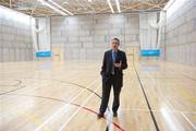 6 December 2011; Andrew Reid Smith, Director of Sport, St Mary's University College, speaking in the badminton training hall at the Endurance Performance and Coaching Centre at St Mary's University College, Twickenham, the training venue for most of the Irish athletes ahead of the 2012 London Olympic Games. Teddington, London, England. Picture credit: Brendan Moran / SPORTSFILE