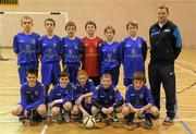 6 December 2011; The Scoil Mhuire, Buncrana, Co. Donegal, team. FAI All-Ireland Post Primary Schools First Year Futsal Finals, Franciscan College, Sports Centre, Gormanston, Co. Meath. Picture credit: Brian Lawless / SPORTSFILE