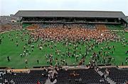 2 August 1998; Kildare fans invade the pitch after their side's win. Leinster Senior Football Championship Final, Kildare v Meath. Croke Park, Dublin. Picture credit: Ray McManus / SPORTSFILE