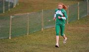 10 December 2011; Kate Veale, who will represent Ireland in the Junior Women's race, trains on the course ahead of the 18th SPAR European Cross Country Championships on Sunday. Velenje, Slovenia. Picture credit: Stephen McCarthy / SPORTSFILE