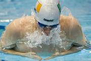 10 December 2011; Ireland's Nicholas Quinn, Castlebar, Co. Mayo, in action during Heat 2 of the Men's 50m Breaststroke. Quinn finished his heat in a time of 29.18. European Short Course Swimming Championships 2011, Szczecin, Poland. Picture credit: Ludmila Mitrega / SPORTSFILE