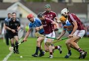 28 May 2017; Ryan O'Dwyer of Dublin in action against Aidan Harte of Galway during the Leinster GAA Hurling Senior Championship Quarter-Final match between Galway and Dublin at O'Connor Park, in Tullamore, Co. Offaly. Photo by Daire Brennan/Sportsfile