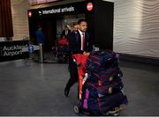 31 May 2017; Ben Te'o as the British and Irish Lions squad arrive at Auckland Airport in New Zealand. Photo by Stephen McCarthy/Sportsfile