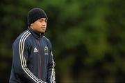 22 December 2011; Munster's Lifeimi Mafi sits out squad training ahead of their Celtic League game against Connacht on Monday. Munster Rugby Squad Training, Kilballyowen Park, Bruff, Co. Limerick. Picture credit: Diarmuid Greene / SPORTSFILE