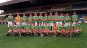 22 August 1998; The Kerry squad before the All Ireland Under-21 'B' hurling Final match between Kerry and Kildare at Croke Park in Dublin. The game was postponed due to a protest on the pitch by Offaly supporters due to the amount of time played in their Guinness All-Ireland Senior Hurling Championship Semi-Final defeat to Clare in the previous game. Photo by Ray McManus/Sportsfile