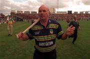 22 August 1998; Offaly Manager Michael Bond after the full-time whistle was blown early referee Jimmy Cooney at Guinness All-Ireland Hurling All-Ireland Senior Championship Semi-Final Replay match between Clare and Offaly at Croke Park in Dublin. Photo by David Maher/Sportsfile