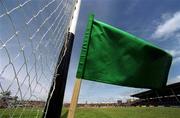 2 June 2002; The green flag during the Bank of Ireland Connacht Senior Football Championship Semi-Final match between Mayo and Galway at MacHale Park in Castlebar, Mayo. Photo by Ray McManus/Sportsfile