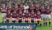 2 June 2002; The Galway panel prior to the Bank of Ireland Connacht Senior Football Championship Semi-Final match between Mayo and Galway at MacHale Park in Castlebar, Mayo. Photo by Ray McManus/Sportsfile
