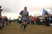 10 June 2002; Jonah Lomu makes his way onto the pitch prior to a New Zealand Rugby squad training session at Peter Johnstone Park in Mosgiel, Otago, New Zealand. Photo by Matt Browne/Sportsfile