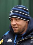 3 January 2012; Leinster forwards coach Jono Gibbes during a press conference ahead of their Celtic League game against Cardiff Blues on Saturday. Leinster Rugby Squad Press Conference, UCD, Belfield, Dublin. Picture credit: Brian Lawless / SPORTSFILE